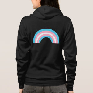 Transgender Rainbow Pride Flag Hoodie