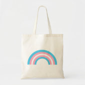 Transgender Rainbow Pride Flag Tote Bag (Voorkant)