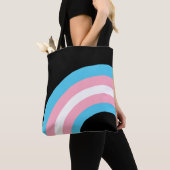 Transgender Rainbow Pride Flag Tote Bag (Dichtbij)
