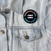 Transgender Rechten Gelijke Mensenrechten Button (In situ)