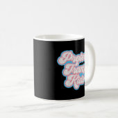 Transgender Rechten Pride Bescherm Trans Koffiemok (Voorkant rechts)