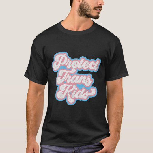 Transgender Rechten Pride Beschermen Trans T-shirt (Voorkant)