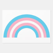 Transgender-regenboog Inpakpapier Vel (Voorkant)