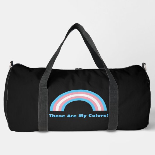 Transgender regenboog trots plunjezak (Voorkant)