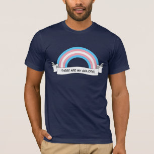 Transgender regenboog trots T-shirt