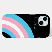 Transgender-regenboogbek Pride Flag gepersonalisee Case-Mate iPhone Case (Achterkant (horizontaal))