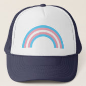 Transgender-regenboogpride Trucker Hat Trucker Pet (Voorkant)