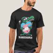 Transgender Rex Liefde Trans Pride Dino LGBT Trans T-shirt (Voorkant)