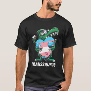 Transgender Rex Liefde Trans Pride Dino LGBT Trans T-shirt
