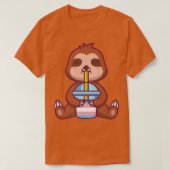 transgender sloth bubble tea transgender sloth bub t-shirt (Design voorkant)