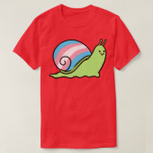 Transgender Snail Trans Pride T-shirt (Design voorkant)