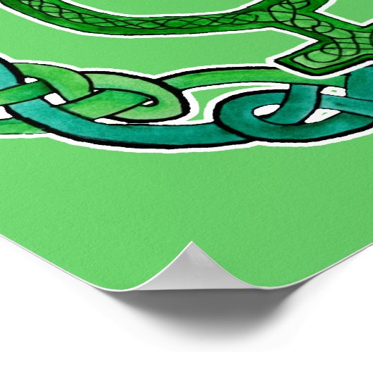 Transgender-symbool Knotwork Poster (Hoek)