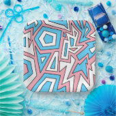 Transgender Trans Pride Modern Geometrisch Abstrac Papieren Bordje (Feest)