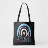Transgender Trans Rights Ally Pride Month Gift Tote Bag (Voorkant)