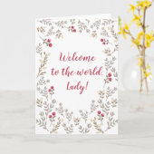 Transgender Transition Support Welcome Card Kaart (Gele Bloem)