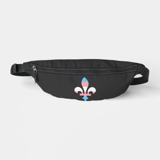 Transgender trots fleur-de-lis heuptasje (Voorkant)