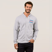 Transgender trots hoodie (Voorkant volledig)