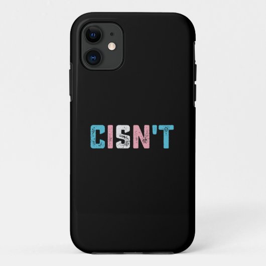 Transgender trots is niet LGBTQ Trans vlag grappig Case-Mate iPhone Case (Achterkant)