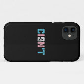 Transgender trots is niet LGBTQ Trans vlag grappig Case-Mate iPhone Case (Achterkant (horizontaal))