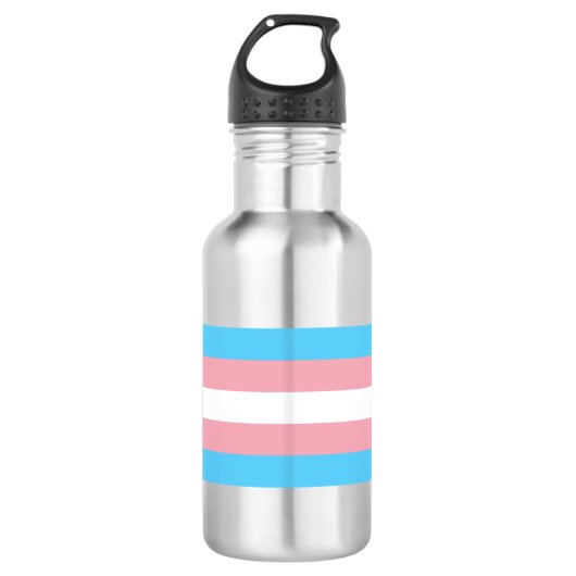Transgender trots waterfles (Voorkant)