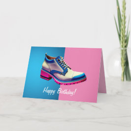 Transgender Verjaardag, 5 "x 7" Gevouwen Verjaarda Kaart