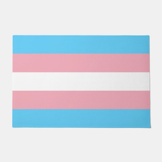Transgender Vlag Deurmat (Voorkant)
