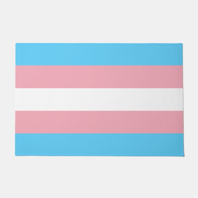 Transgender Vlag Deurmat (Voorkant)