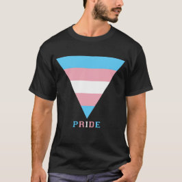 Transgender Vlag Driehoek Pride Veilige Zone & Wor T-shirt