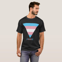 Transgender Vlag Driehoek Pride Veilige Zone & Wor T-shirt