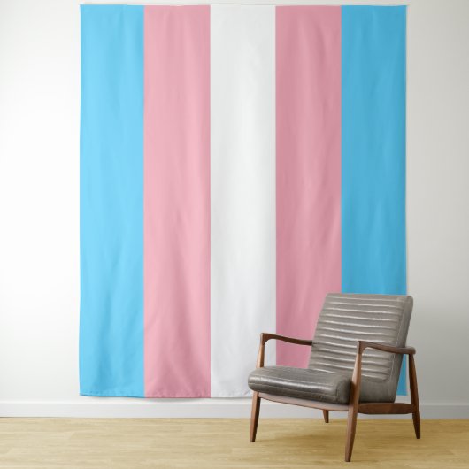 Transgender vlag extra groot wandkleed (In situ)