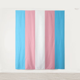 Transgender vlag extra groot wandkleed