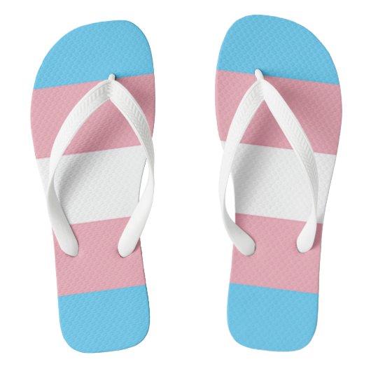 Transgender Vlag LGBTQ+ Pride Teenslippers (Voetbed)