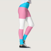 Transgender Vlag | LGBTQIA+ Leggings (Rechts)