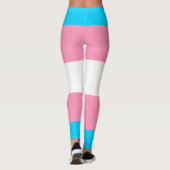 Transgender Vlag | LGBTQIA+ Leggings (Achterkant)