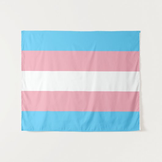 Transgender Vlag Medium Wandkleed (Voorkant (horizontaal))