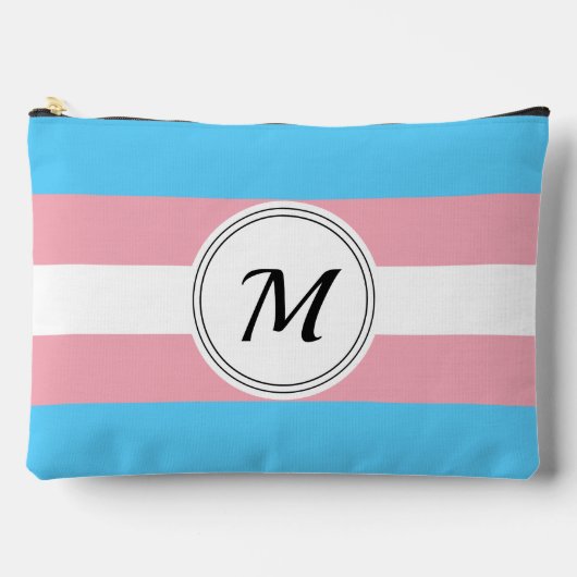Transgender vlag met een aangepaste initiaal etui (Voorkant)
