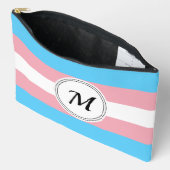 Transgender vlag met een aangepaste initiaal etui (Open)