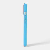 Transgender vlag met tekst iPhone 15 case (Linkerkant)
