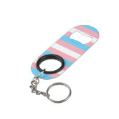 Transgender Vlag Mini Flessenopener (Achterkant Gekanteld)