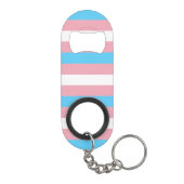 Transgender Vlag Mini Flessenopener (Achterkant)