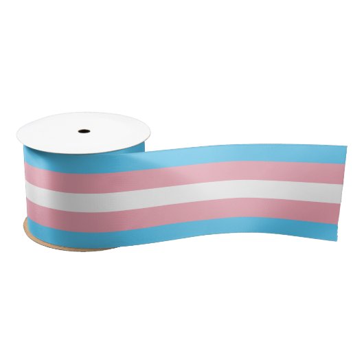 Transgender vlag & Pride community/gender flag SA Satijnen Lint (Spoel)