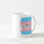 Transgender Vlag Pride Koffiemok (Voorkant rechts)