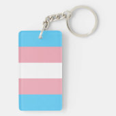 Transgender Vlag Sleutelhanger (achterkant)