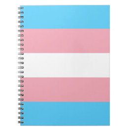 Transgender vlag trans trots LGBT symbool homo hom Notitieboek