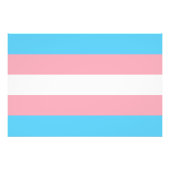 transgender vlag translgbt lgbtq homo lesbische ho foto afdruk (Voorkant)