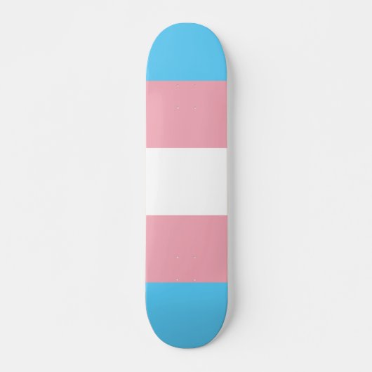 transgender vlag translgbt lgbtq homo lesbische ho persoonlijk skateboard (Voorkant)
