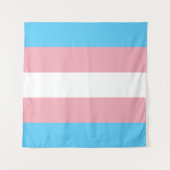 Transgender Vlag Vierkant Wandkleed (Voorkant (horizontaal))