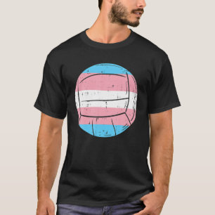 Transgender Vlag Volleybal Trans Pride T-shirt