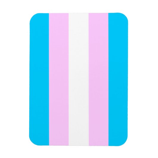 Transgender vlagmagneet magneet (Verticaal)