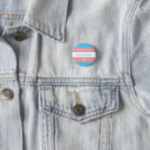 Transgender-voorkeuren voor genderkwesties | Zij Ronde Button 3,2 Cm (In situ)